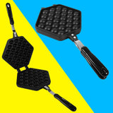 1x Aluminum Alloy NOn stick DIY Eggettes Pan Egg Bubble Cake Baking Mold Plate Using for Home V1294-YM0722-JYA01565