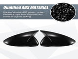 1 Pair Car Rear View Driver Passenger Side Cap Overlay Gloss Black for Kia Mirror Guard Covers V1192-AZ-W-15300
