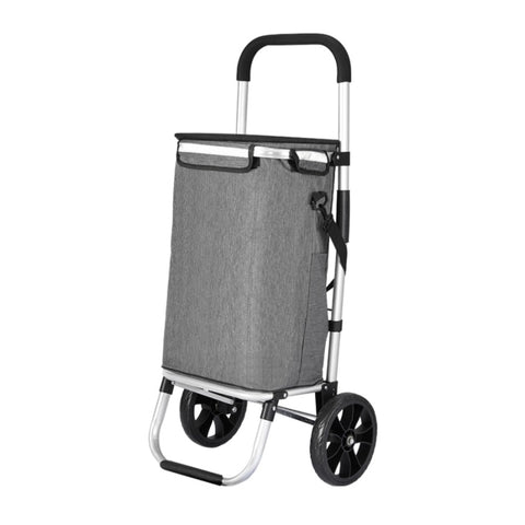 Emajin Shopping Trolley Cart 45KG Foldable Grey ST-45L-OX-GR