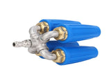 4 in 1 Pressure Washer Nozzle Blue 360&deg Rotating 4000psi 1/4 Inch Quick Connector Pressure Washer V1294-YM0901-3111250008711