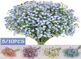 20PCS Babys Breath Artificial Baby Breath Flowers Artificial Bulk, Real Touch Fake White V1366-AZ2-W-19956