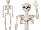 2PCS Skeleton Decorations 35.4 Inch Plastic Posable Spooky Full Body Skeleton Haunted House Prop for V1294-YM0901-3115240091911