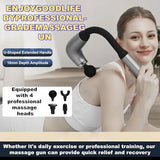 erchangeable heads for relieving muscle pain in the back/neck/shoulders/waist/arms/legs/and feet V1107-110-84106-BLK