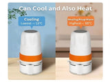 USB Heated Cooling Smart Cup, Fast Cooling 010&degC Heating Up to 50&degC, Portable Thermostatic Cold V1197-JD-042302