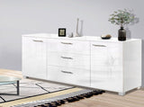 Artiss Buffet Sideboard High Gloss - White FURNI-GLOSS-BF-WH-AB