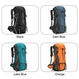 Cover 70L Hiking Backpack Water-resistant Climbing Camping Backpack Travel Daypack With Rain Cover V1369-AZ3-W-15832