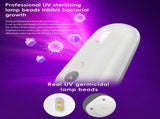 2-in-1 Motion Sensor Toilet UV Sterilizer Light with RGB Night Light Automatic Disinfection, V1341-ZY-V3KMT2DF-2PCS
