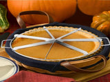 3 Pieces 8-cut, 7-cut and 6-cut Pie Cutter 10.6 Inches Diameter Stainless Steel Pie Slicer Rust V1259-DP01-F-132