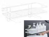 Toilet Shelf Thickening Waterproof Large Capacity Nail Free Installation Iron Over Toilet Bathroom V1294-YM0512-3112220079011