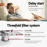 Devanti 6 Place Settings Benchtop Dishwasher Sliver BDW-6-02A-SI