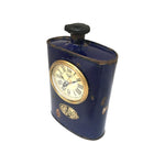 Table Clock - Old Iron Drinking Flask V440-TC105