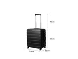 Slimbridge 20" Carry On Luggage Case Black 20 inch LG1009-20-BK