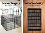 24" 8 Panel Pet Dog Playpen Puppy Exercise Cage Enclosure Fence Play Pen V610-FLATIRON-24