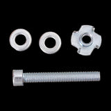 Jungle Gym Rock Climbing Holds Kids Wall Mounting Hardware Knotted Rope 25 Handles Playground V63-920951