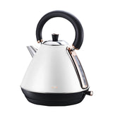 Pronti 1.7L Rose Trim Collection Kettle - White KTL-017-GST-WH