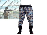 Waist Pants, Thickened Rain Boots, Water Pants with PVC Waterproof, Anti Slip, Wear-Resistant V1107-133-68369-BLK-36