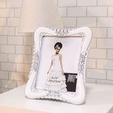 Wedding Picture Frames Living Room Decorations Home Photo Resin White European Style V1369-AZ3-W-16383