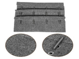 3Pcs Grey Non Slip Rv Step Mats Camper Stair Covers Wide Rug Protection Outdoor V1370-AZ4-20968