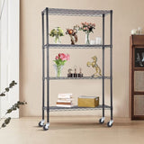 Modular Wire Storage Shelf 1200 x 600 x 1800mm Steel Shelving V63-841351