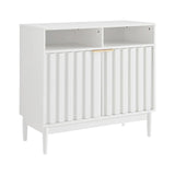 Sarantino Eleni 2-Door Sideboard - White TBL-751-00-WHT