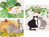 Cat Embroidery Kits for Beginners, Embroidery Kits for Adults, Easy Embroidery Kit V1369-AZ3-W-12470