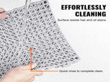 Modular Interlocking Cushion, 55 Pack 30 x 30 cm Splicing Mats, Soft PVC Interlocking V952-HZXSJDD1212YMI824V0
