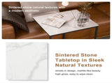 C-Shaped Marble Accent Side Table V767-JJ-XZ776
