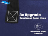 6 Pack Extra Large Moving Bags with Strong Zippers & Carrying Handles, Heavy Duty Storage Tote for V1258-DP02-C-1349