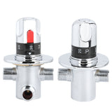 1pc Brass Thermostatic Hot/Cold Water Mixing Temperature Control Valve for Home Water Heater V1294-YM0901-JY03591