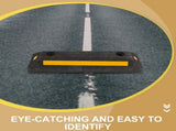 Portable Rubber Wheel Chock for Cars, Anti- Safety Device, Tire for Vehicle Parking and V1369-AZ3-W-13319