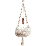 Cat Swing, 49 Inch Hanging Cat Bed with Cotton Mat, Boho Style with Tassel, Space Saving V1107-135-69183