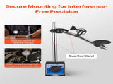 Dial Test Indicator with Dual Rod Stand and Storage Case, 0.03 mm Accuracy, 0-25.4mm Range, Fine V952-NJCLGJGJDBFB3JPMJ001V0