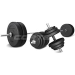 CORTEX 85kg EnduraShell Barbell & Dumbbell Weight Set V420-CSST-WPSECSET-O