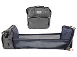 Backpack Multifunctional Foldable Large Capacity Baby Diaper Storage Bag for TravelLight Grey V1294-YM0523-3117210159812