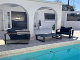5 Seater Grandeur Lounge Suite Charcoal Grey V264-OTF-545A-DGR-6PC