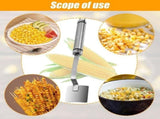 Long Handle Stainless Steel Corn Stripping Tool,Corn Cob Stripper,Corn Cutter,Corn,Corn V1366-AZ2-W-24215