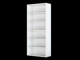 Levede 6 Tier Book Shelf Adjustable Shelves White CH1154-6-WH