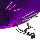 30W USB 3Tube Flexible LED Plant Grow Light Full Spectrum Grow Lamp with Clip for Indoor Plants V1294-YM0901-3119200076711