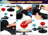 Solar System Kit- Earth Moon Revolves Around the Sun - Scientific Experiment Kit Teaching V1192-AZ-W-28759
