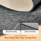 Non Slip Rug Pad Gripper 9' x 12' Carpet Mat 0.24" Thick for All Floor V952-FHDTDBFHWFHQ11GE2V0