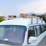 Van Roof Ladder Rack, 3 Bars Alloy Steel Roof Racks, 750 LBS Capacity Rain-Gutter Roof Rack, V952-XSHCH37503964J82WV0