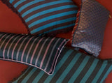KAAT Amsterdam Meja Green Reversible Oblong Filled Cushion 30cm x 50cm V442-HIN-CUSHION-MEJA-GREEN-RE