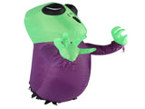 Window Blow Up Alien 3.9ft LED Powerful Blower 210T Polyester Fiber IP44 Water Resistant Ghost Broke V1294-YM0901-3115240071111