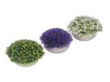 3PCS Artificial Potted Plant Fake Plants Realistic Round Base Long Lasting Easy Maintenance V1294-YM0710-3111230252811