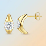 Elevate your everyday elegance with these luxurious moissanite drop earrings, featuring brilliant V1341-ZY-E5ABFBWH-MOISSANITE-PREMIUMS925