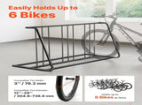 Bike Rack, Fits Tire Width 3 Inch/76.2 mm, Carbon Steel Double-Sided Grid Bike Rack Stand, V952-JYZXCTFJHSHJKX23S001V0