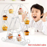 Charmed Ferris Wheel Cupcake Stand 8 Cupcakes Display Stand for Carnival and Circus Theme Party V1294-YM0717-10096315