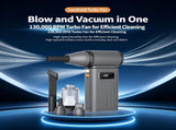 HighSpeed Brushless Mini Portable Turbo Fan, Handheld Wireless Outdoor Blower, Vacuum & Blowing V1221-XM-LB8210-GM230