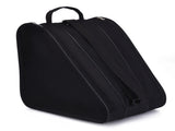 Black 3-Compartment Roller Skate Bag Breathable Mesh Ice Skate Carrier with Adjustable Shoulder V888-ELOSUNG43034