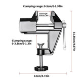 Table Clamp Compacts Nonslip Benches Vise Home Vice Clamp Holder Rack For Small Workshops Jewelry V1370-AZ4-12886